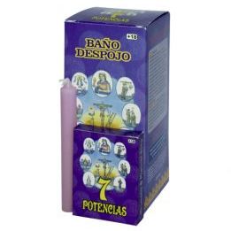 Baño Caja 250ML Siete Potencias con Vela